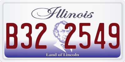 IL license plate B322549