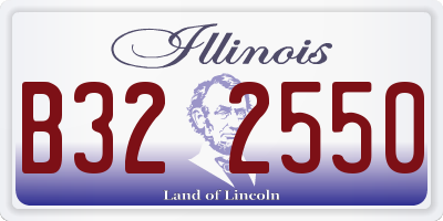 IL license plate B322550