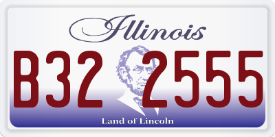 IL license plate B322555