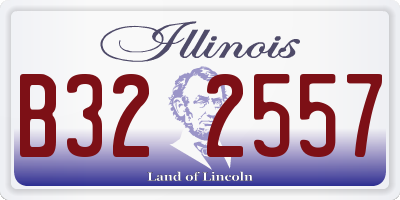 IL license plate B322557