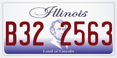 IL license plate B322563