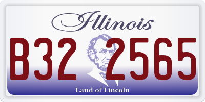 IL license plate B322565