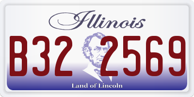 IL license plate B322569