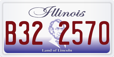 IL license plate B322570