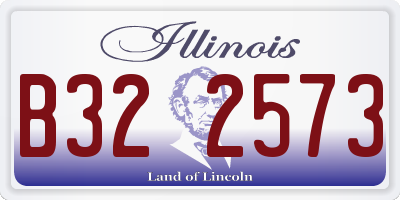 IL license plate B322573
