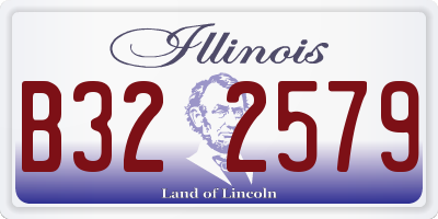 IL license plate B322579