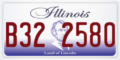 IL license plate B322580