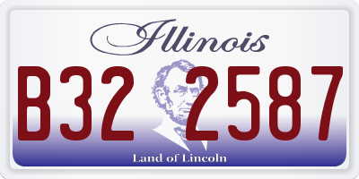 IL license plate B322587