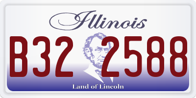 IL license plate B322588