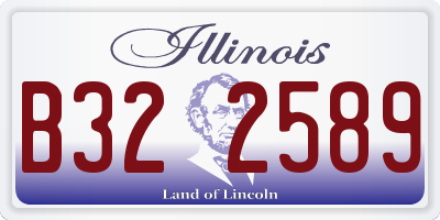 IL license plate B322589