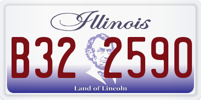 IL license plate B322590