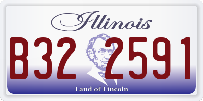 IL license plate B322591