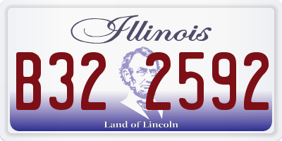 IL license plate B322592