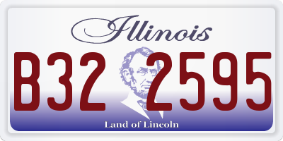 IL license plate B322595