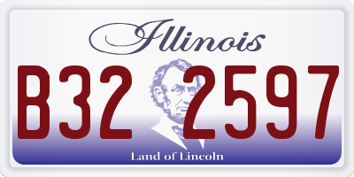 IL license plate B322597