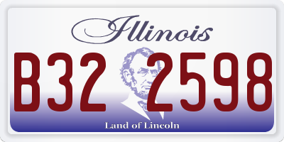 IL license plate B322598