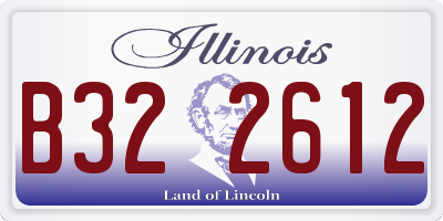 IL license plate B322612