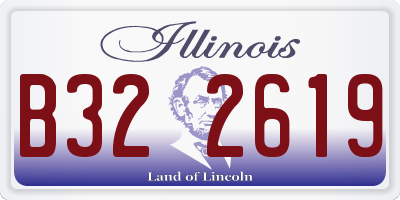 IL license plate B322619
