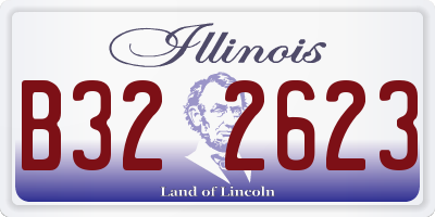 IL license plate B322623