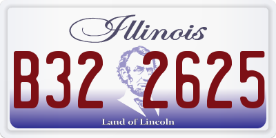 IL license plate B322625