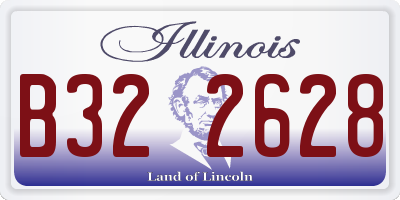 IL license plate B322628