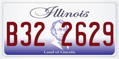 IL license plate B322629