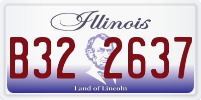 IL license plate B322637