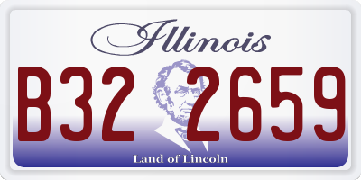 IL license plate B322659