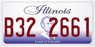 IL license plate B322661