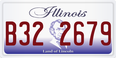 IL license plate B322679