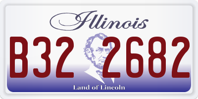 IL license plate B322682