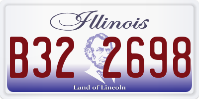 IL license plate B322698
