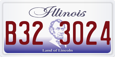 IL license plate B323024