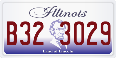 IL license plate B323029