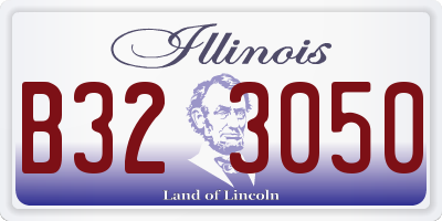 IL license plate B323050