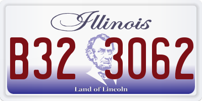 IL license plate B323062