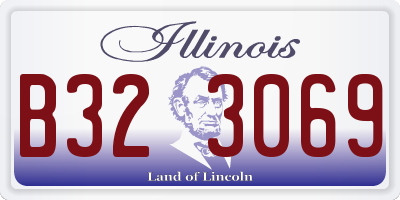 IL license plate B323069