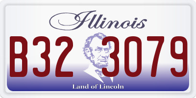 IL license plate B323079