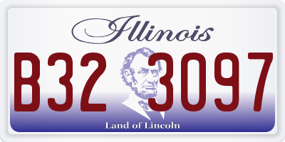 IL license plate B323097