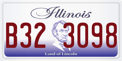 IL license plate B323098