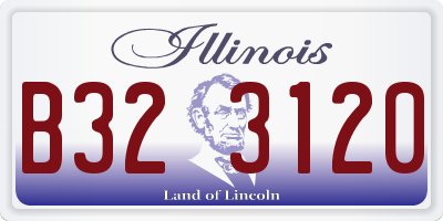 IL license plate B323120