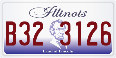 IL license plate B323126