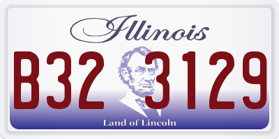 IL license plate B323129