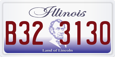 IL license plate B323130
