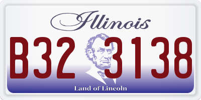 IL license plate B323138