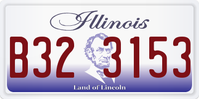 IL license plate B323153