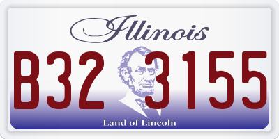 IL license plate B323155