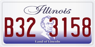 IL license plate B323158