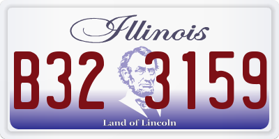 IL license plate B323159