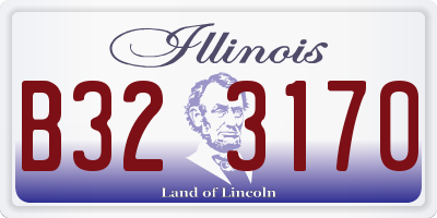 IL license plate B323170